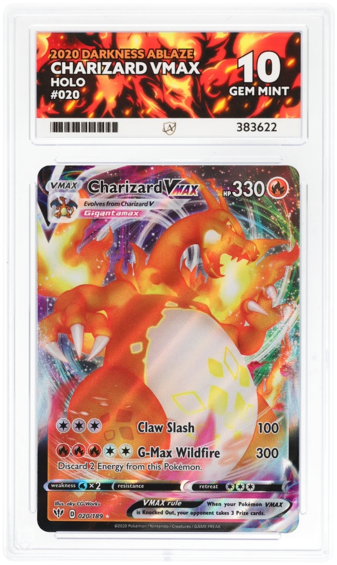 ACE 10 - Charizard VMAX - 020/189 - Darkness Ablaze - Pokemon