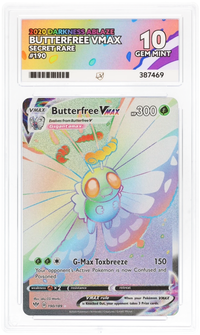 ACE 10 - Butterfree VMAX - 190/189 - Darkness Ablaze - Pokemon