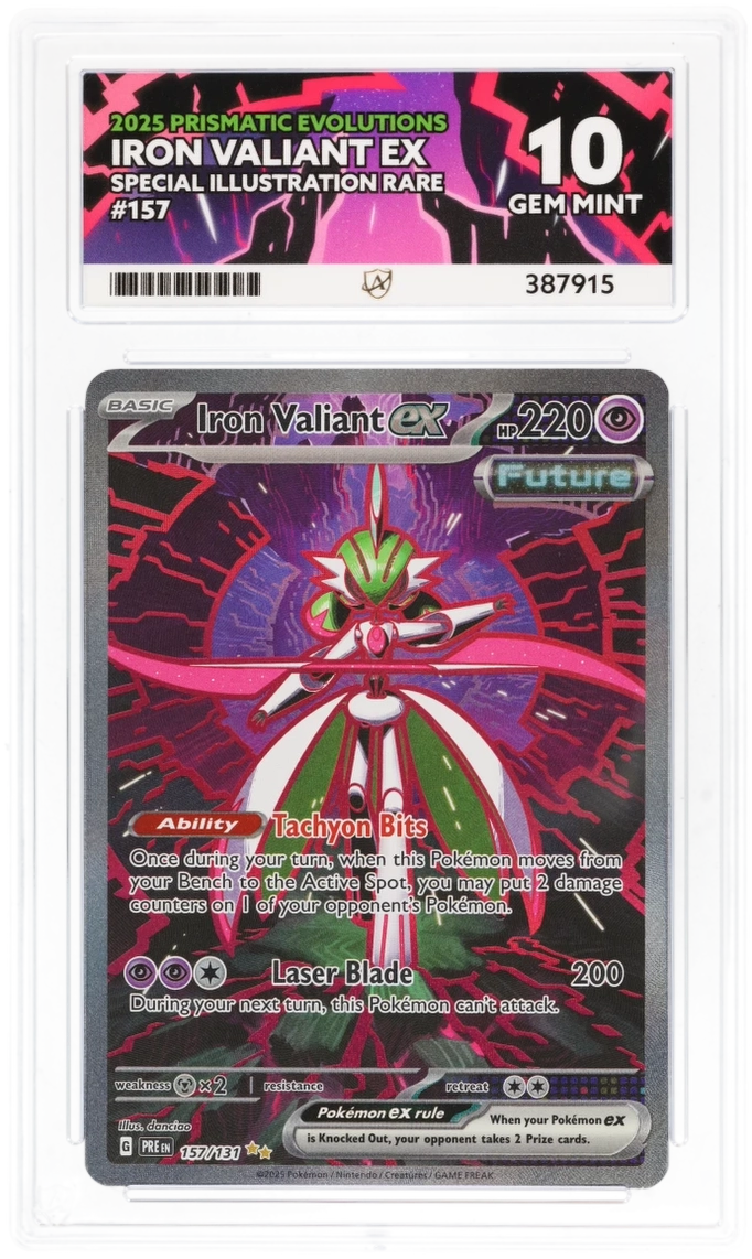 Iron Valiant ex 157 - Ace 10 - Prismatic Evolutions