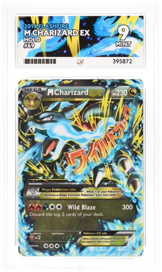 m charizard ex gold pokemon card M Charizard EX Holo 69/106 - Ace 9