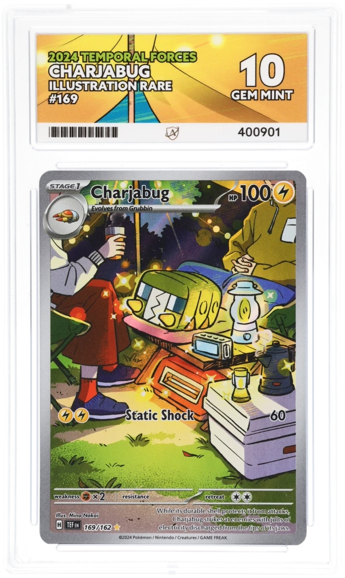 ACE 10 - Charjabug - 169/162 - Temporal Forces - Pokemon
