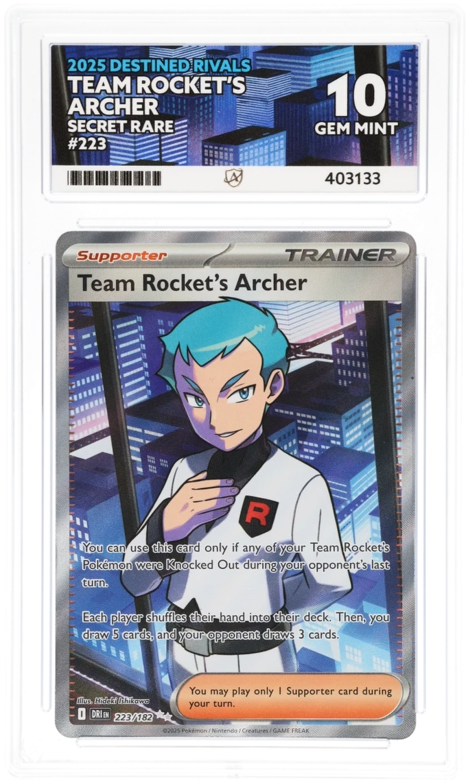 Team Rocket's Archer 223 - Ace 10 - Destined Rivals