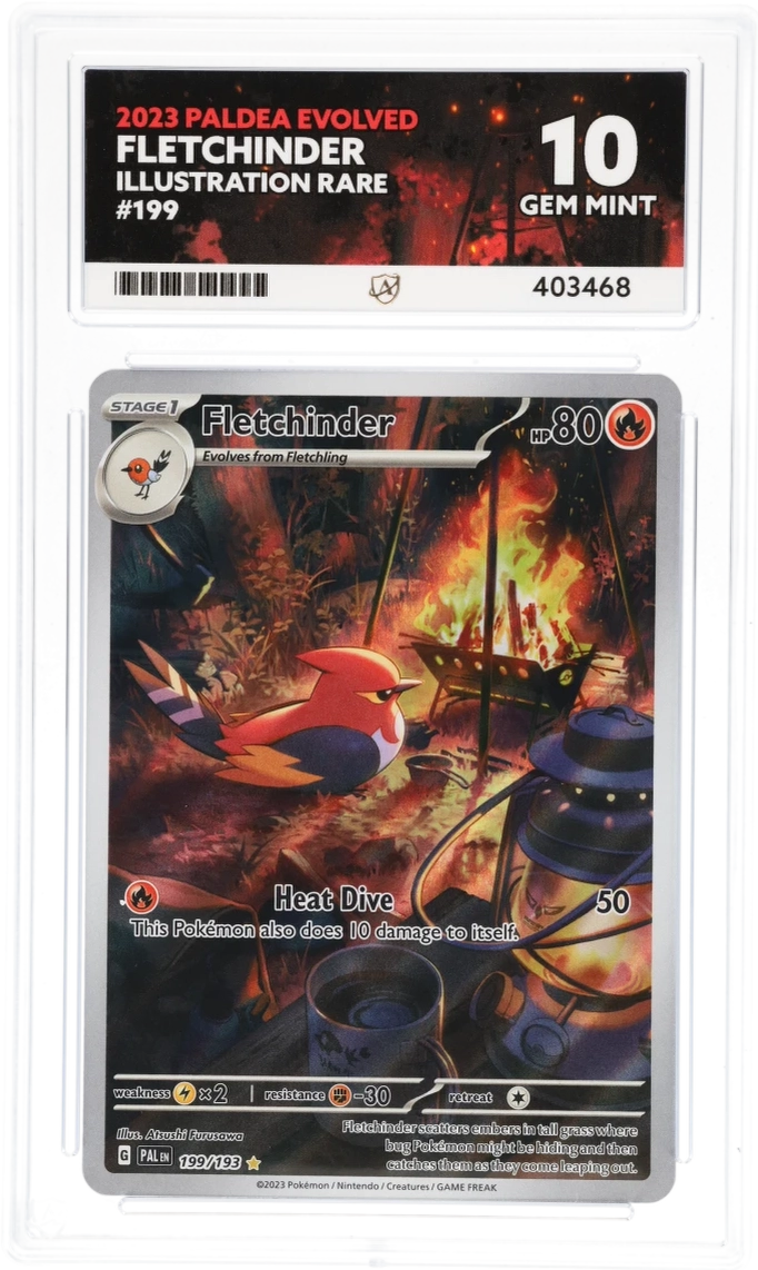 ACE 10 - Fletchinder - 199/193 - Paldea Evolved - Pokemon