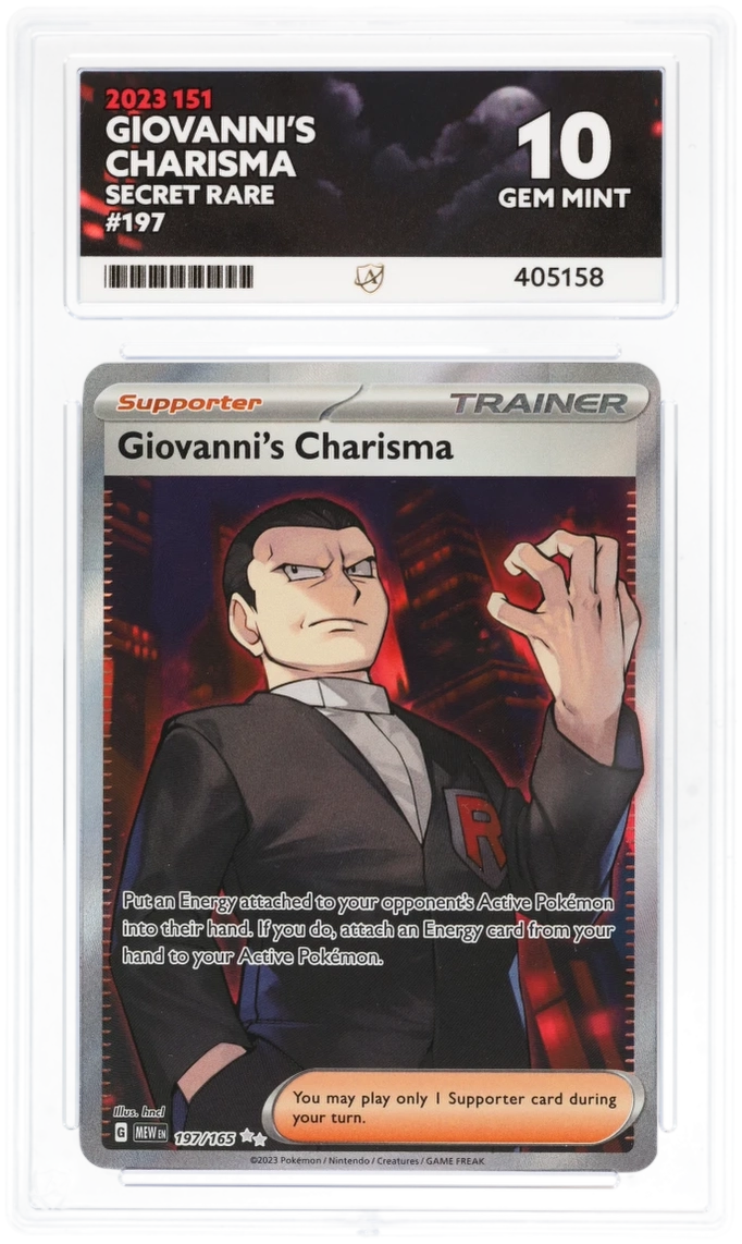 Giovanni's Charisma 197/165 - Ace 10 - 151