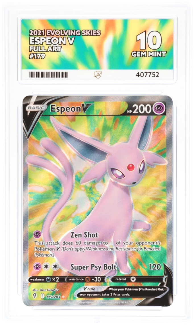 ACE 10 - Espeon V - 179/203 - Evolving Skies - Pokemon
