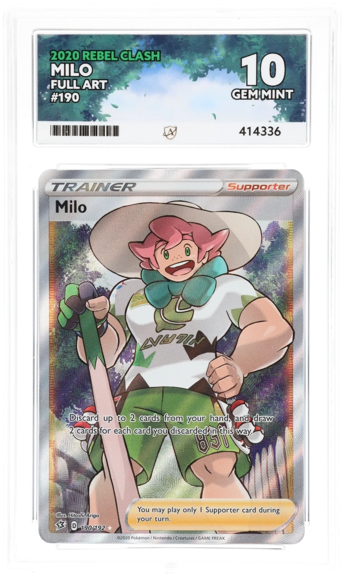 ACE 10 - Milo - 190/192 - Rebel Clash - Pokemon