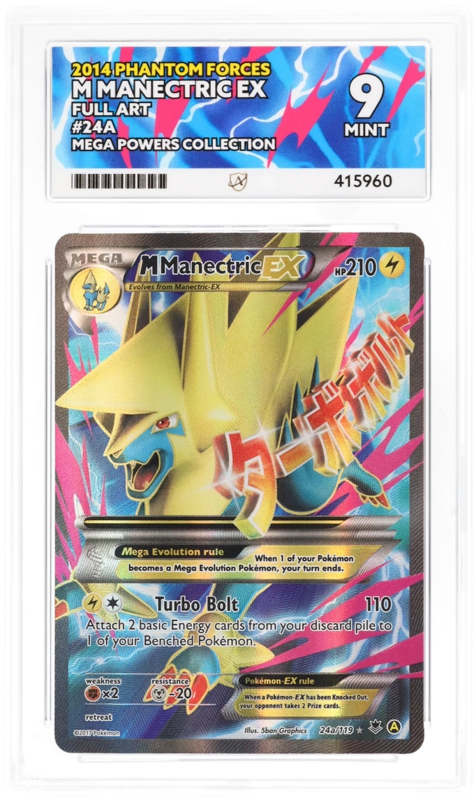 M Manectric EX 24A - Ace 9 - Phantom Forces
