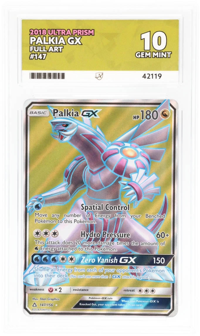 ACE 10 - Palkia GX - 147/156 - Ultra Prism - Pokemon