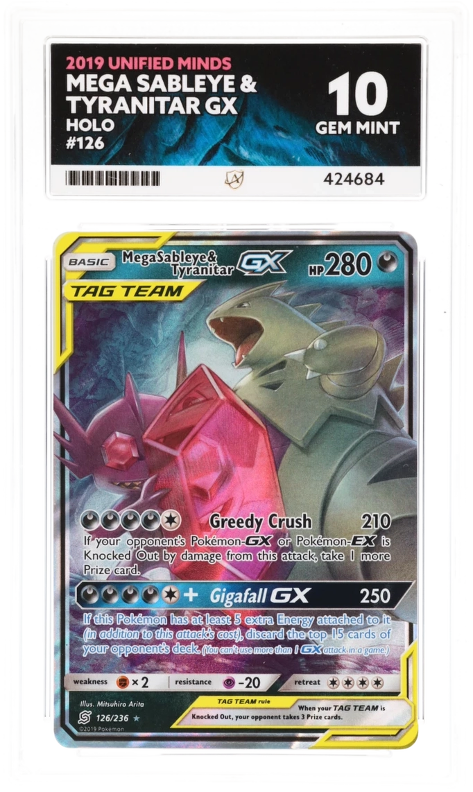 ACE 10 - Mega Sableye & Tyranitar GX - 126/236 - Unified Minds - Pokemon