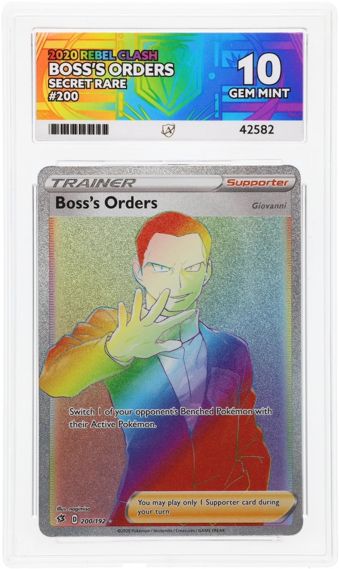 ACE 10 - Boss's Orders - 200/192 - Rebel Clash - Pokemon