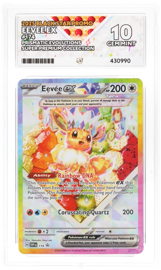Eevee EX 174 - Ace 10 - Prismatic Evolutions SPC Promo – PokeRand