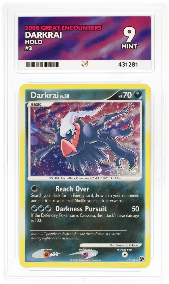 Darkrai Holo 3/106 - Ace 9 - Great Encounters