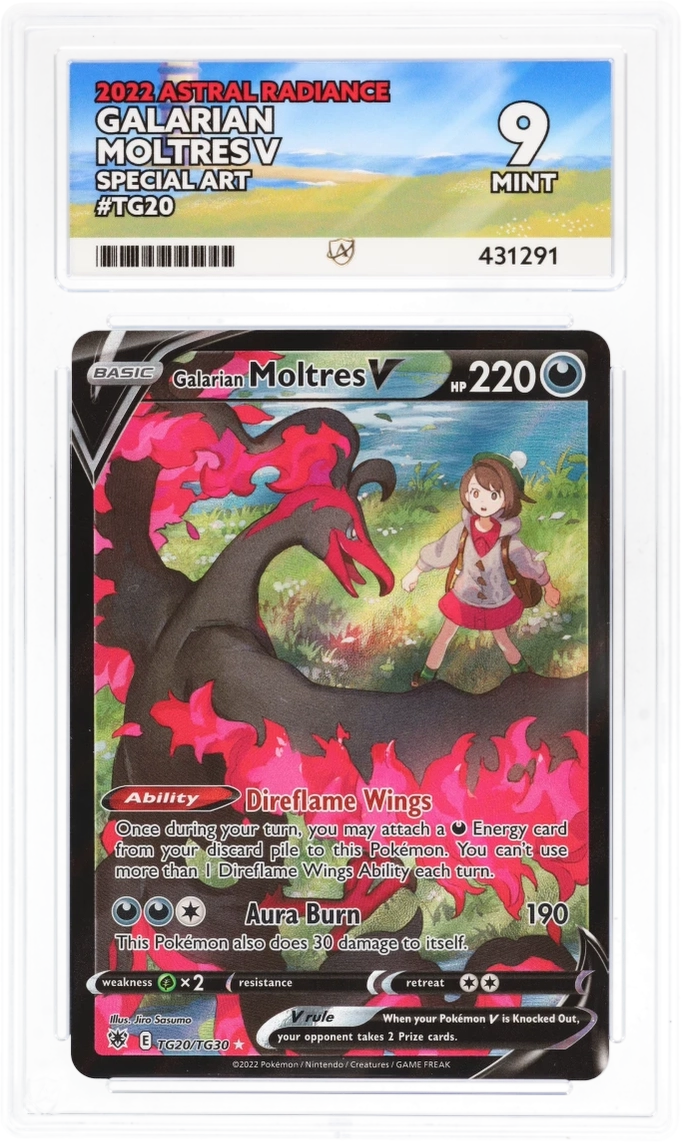 Galarian Moltres V TG20 - Ace 9 - Astral Radiance