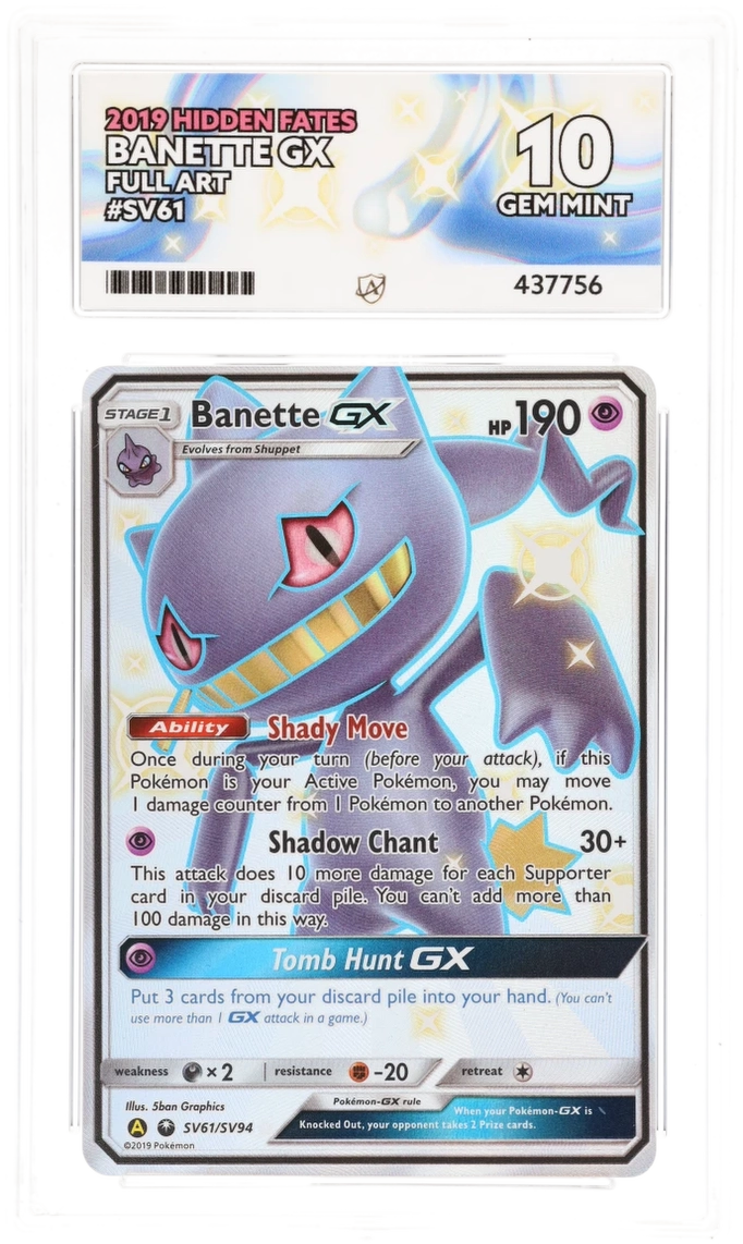 Banette GX SV61 - Ace 10 - Hidden Fates