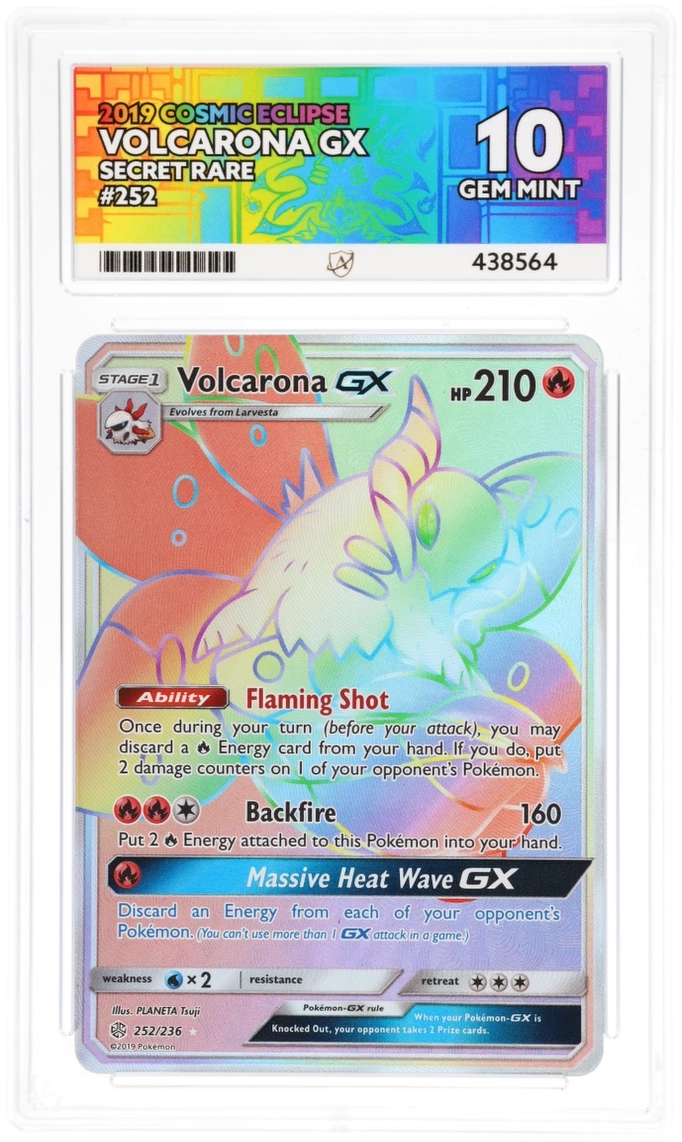 Volcarona GX 252 - Ace 10 - Cosmic Eclipse