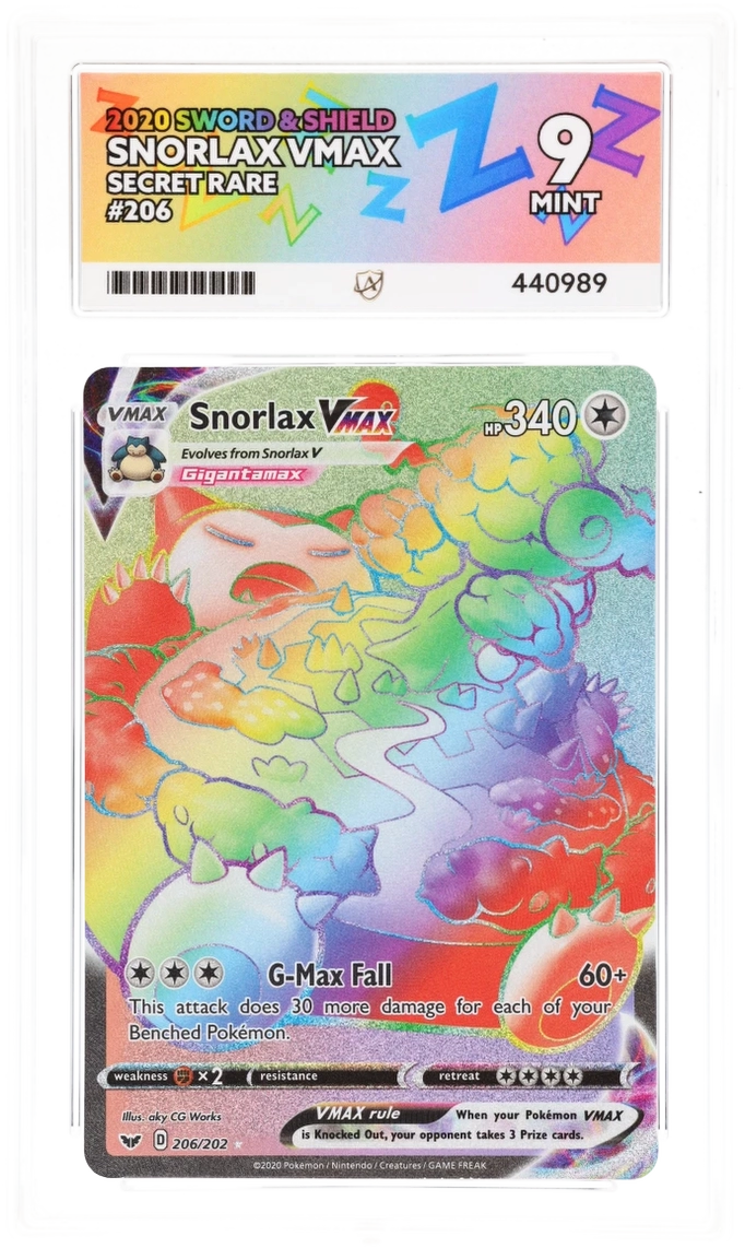 Snorlax VMAX Secret Rare - Ace 9 - Sword & Shield