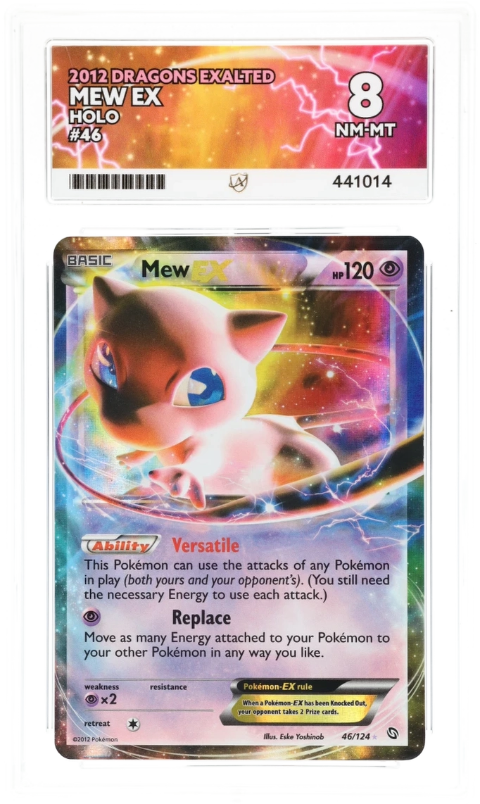 Mew EX Holo 46/124 - Ace 8 - Dragons Exalted