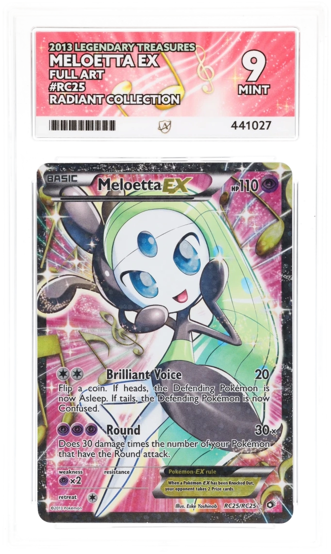 Meloetta EX Full Art RC25 - Ace 9 - Legendary Treasures – PokeRand