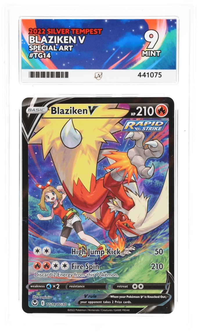 Blaziken V TG14 - Ace 9 - Silver Tempest