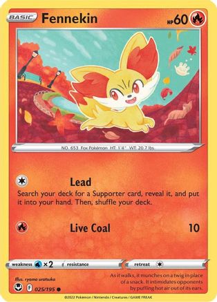 Fennekin 25/195 - Silver Tempest
