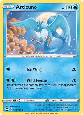 Articuno 36/195 - SWSH12 Silver Tempest Holofoil