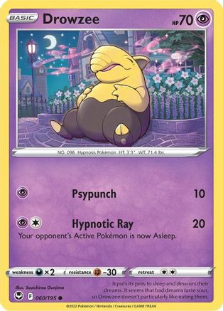 Drowzee 60/195 - SWSH12 Silver Tempest