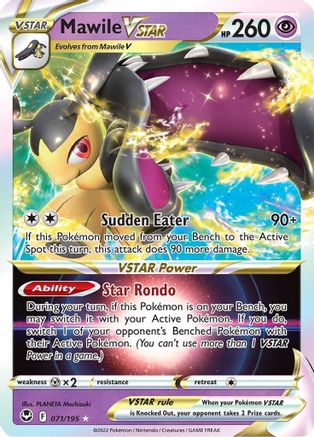 Mawile VSTAR 71/195 - Silver Tempest Holofoil