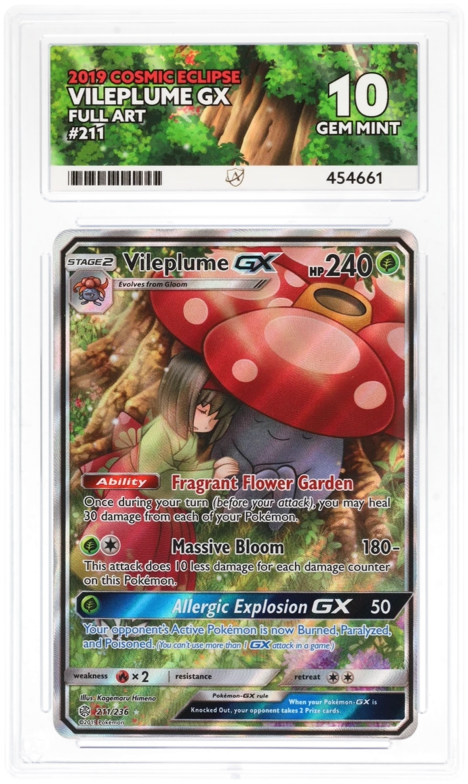 Vileplume GX Full Art 211/236 - Ace 10 - Cosmic Eclipse – PokeRand