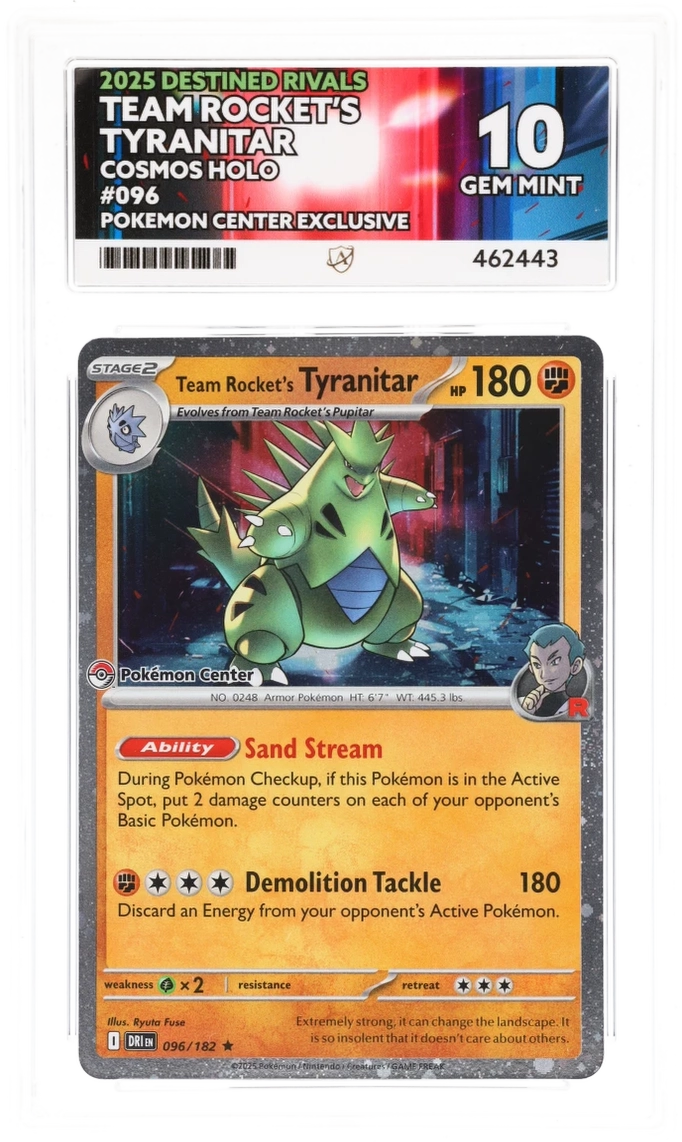 Team Rocket's Tyranitar 096 - Ace 10 - Pokemon Center Exclusive
