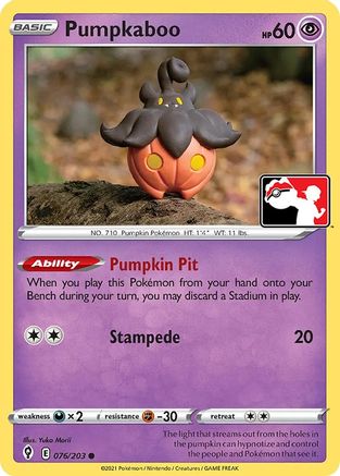 Pumpkaboo 76 - Prize Pack Series Cards Holofoil