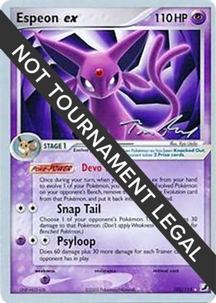 Espeon ex - 2007 (Tom Roos) 102 - World Championship Decks
