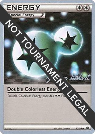 Double Colorless Energy - 2012 (Zachary Bokhari) 92 - World Championship Decks