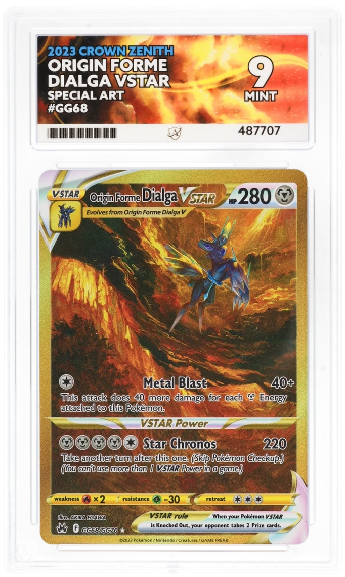 Origin Forme Dialga VSTAR GG68 - Ace 9 - Crown Zenith – PokeRand