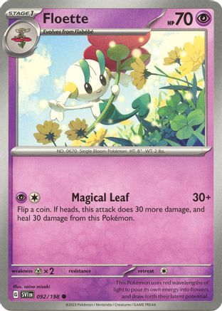 Floette 92 - SV01 Scarlet & Violet Base Set Reverse Holofoil