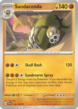 Sandaconda 120 - SV01 Scarlet & Violet Base Set