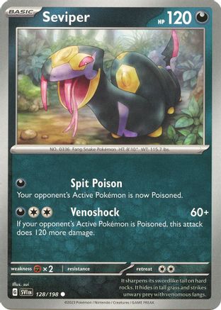 Seviper 128 - SV01 Scarlet & Violet Base Set