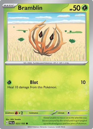 Bramblin - 023/193 23 - SV02 Paldea Evolved Reverse Holofoil