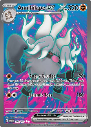 Annihilape ex - 242/193 242 - SV02 Paldea Evolved Holofoil