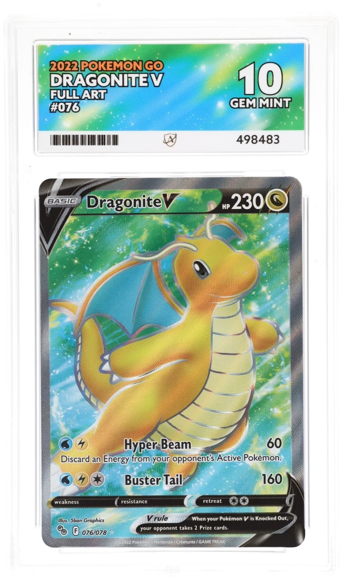 ACE 10 - Dragonite V - 076/078 - Pokemon GO - Pokemon
