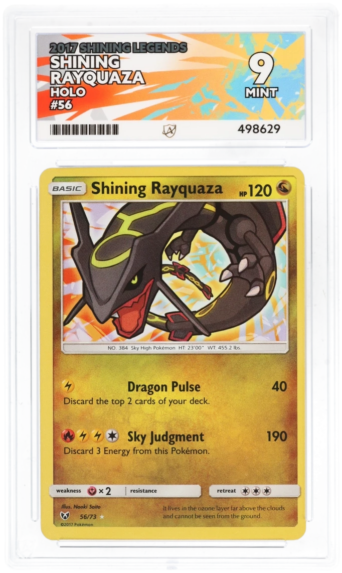 Shining Rayquaza Holo - Ace 9 - Shining Legends