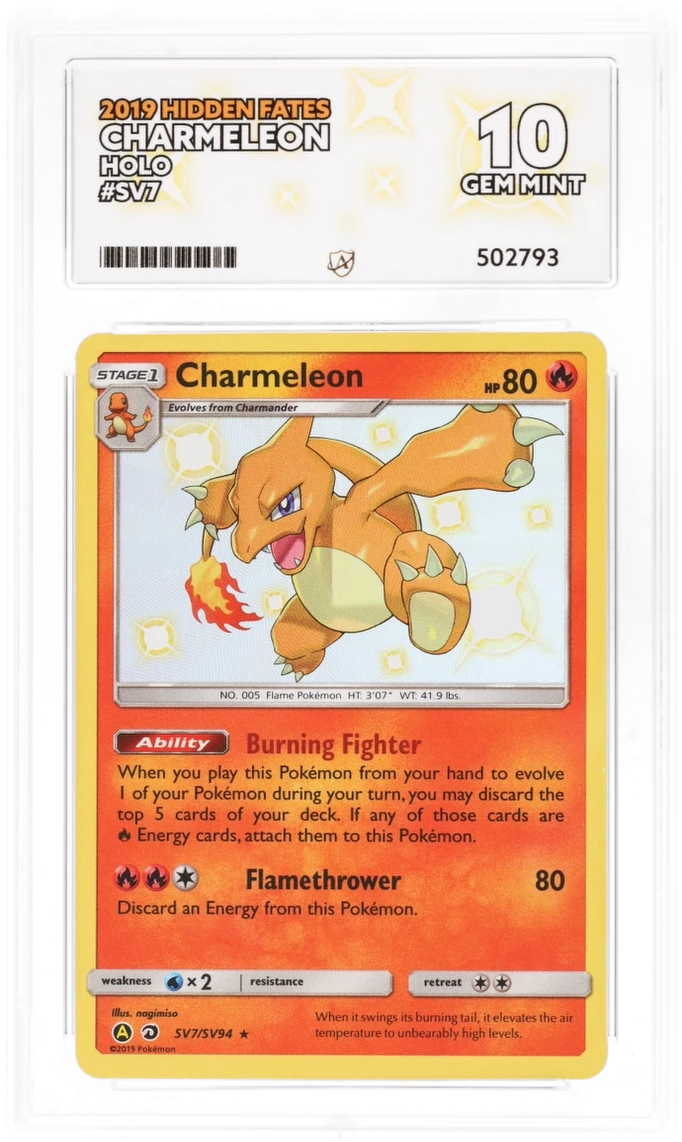 Chameleon Holo SV7 - Ace 10 - Hidden Fates