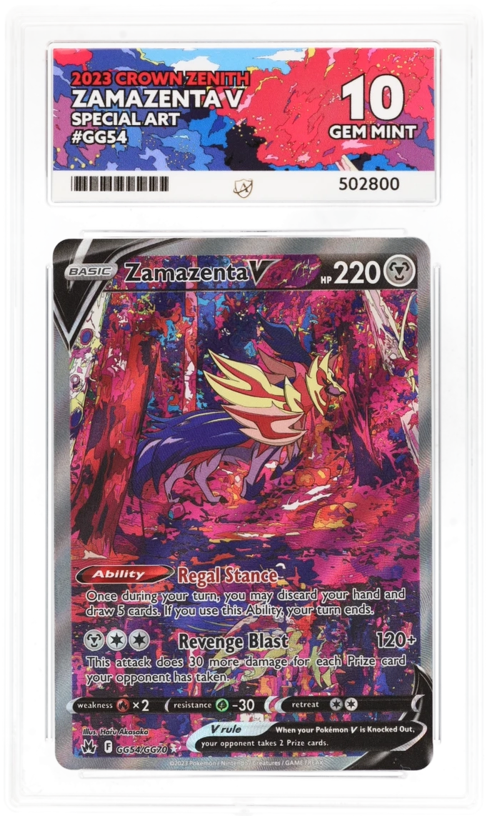 Zamazenta V GG54 - Ace 10 - Crown Zenith
