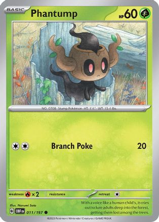 Phantump 11 - SV03 Obsidian Flames
