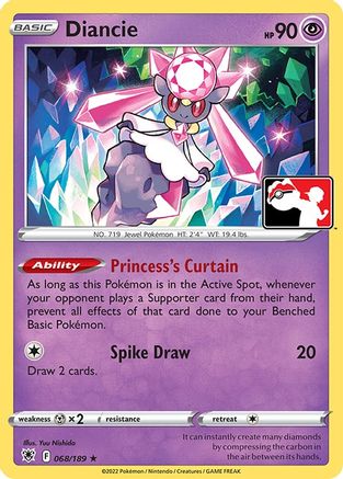 Diancie 68 - Prize Pack Series Cards