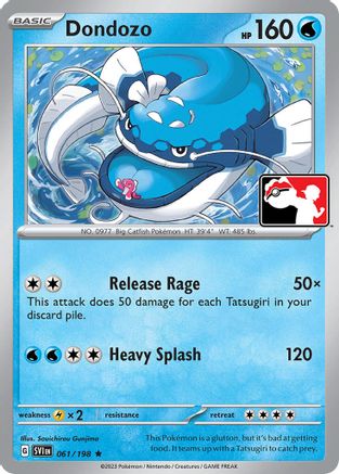 Dondozo 61 - Prize Pack Series Cards Holofoil