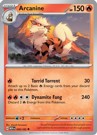 Arcanine 59 - SV Scarlet & Violet 151