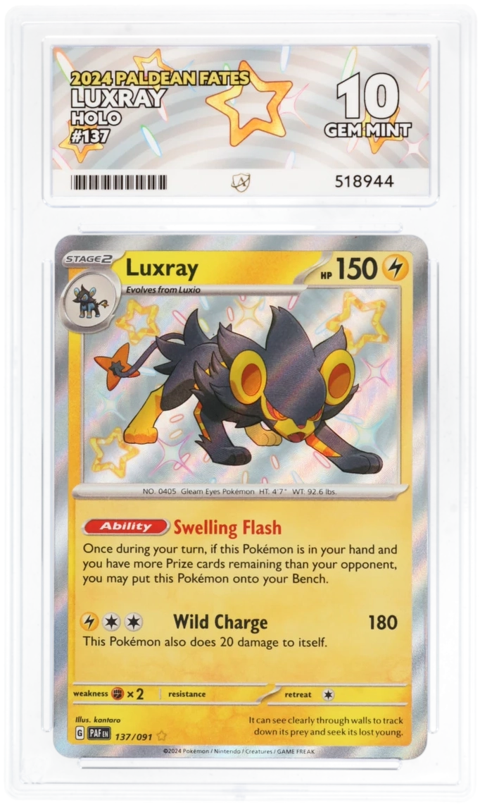 ACE 10 - Luxray - 137/091 - Paldean Fates - Pokemon