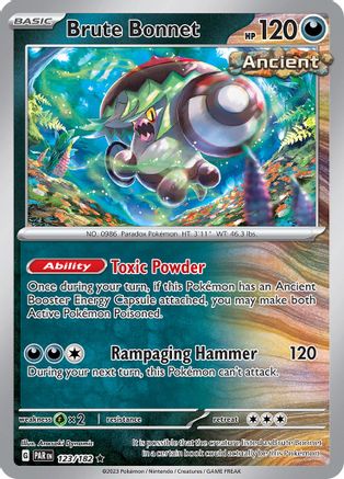 Brute Bonnet - 123/182 123 - SV04 Paradox Rift Holofoil