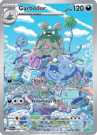 Garbodor 204 - SV04 Paradox Rift Holofoil