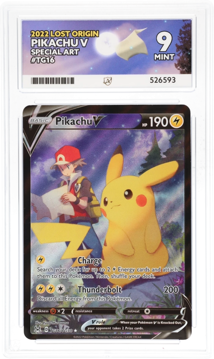 Pikachu V TG16 - Ace 9 - Lost Origin